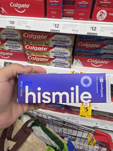 Hismile toothpaste
